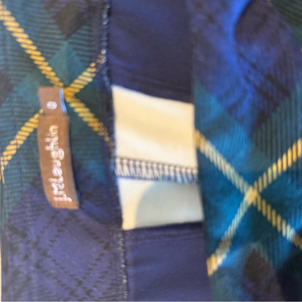 J. Crew Blue and Green Plaid Scarf